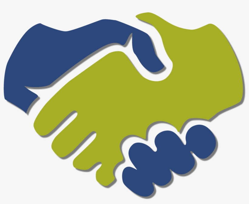 Support Hand Shake - Clipart Of Construction Handshake, transparent png #873459