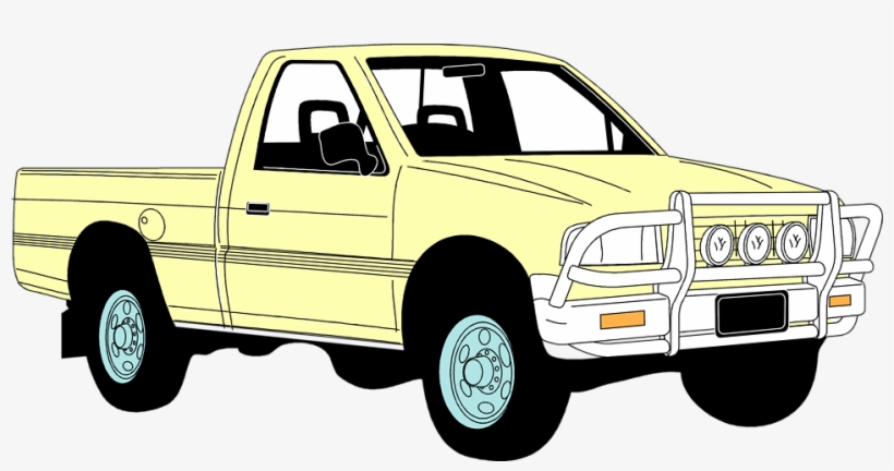 Clip Art Freeuse Pickup Truck Clipart Free - Pick Up Truck Clip Art, transparent png #873535