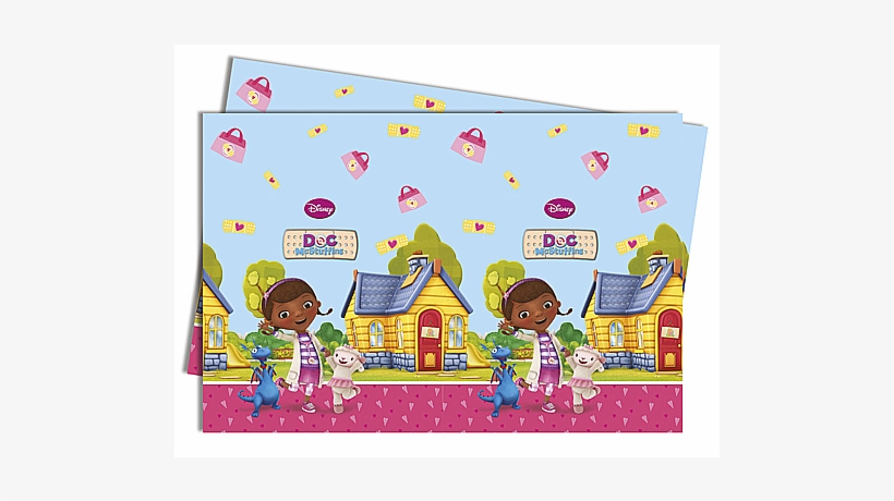 Plastic Tablecover Doc Mcstuffins 120x180cm - Disney Doc Mcstuffin Plastic Tablecloth Table Decoration, transparent png #874013