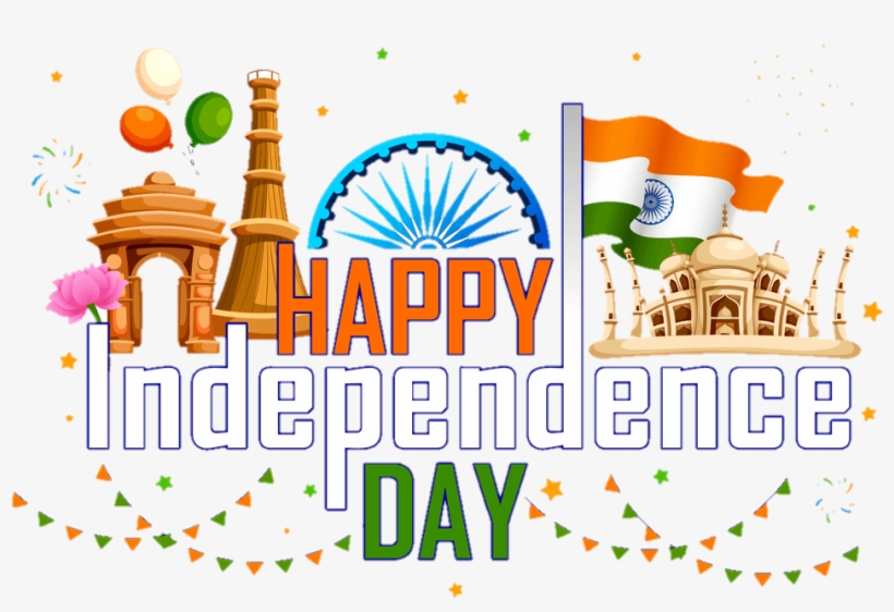 Happy New Year - Happy Independence Day 2018, transparent png #874223