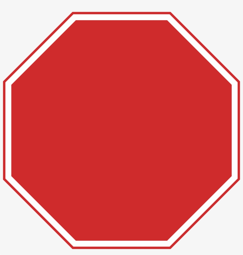 File Nepal Sign A - Blank Stop Sign Png, transparent png #874362