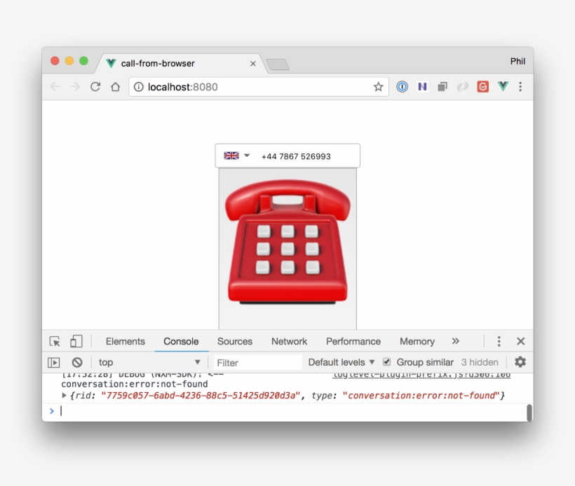 Conversation Not Found Message In Browser Console - User Interface, transparent png #874396