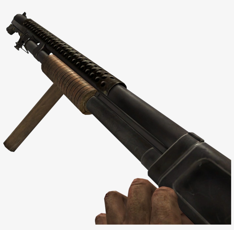 Full Resolution - Ww2 Combat Shotgun Transparent, transparent png #874479