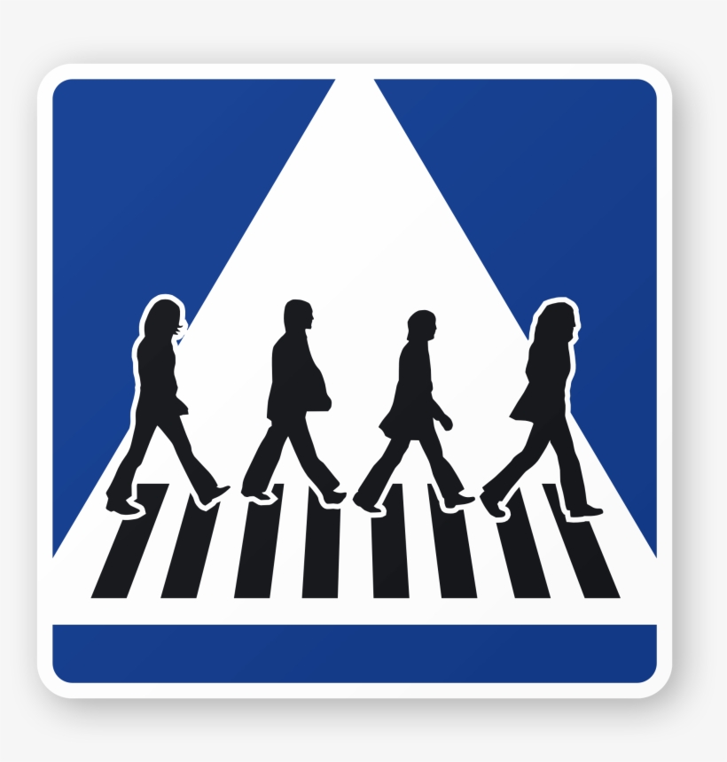 28 Collection Of Crossing The Road Clipart - Beatles Abbey Road, transparent png #874726