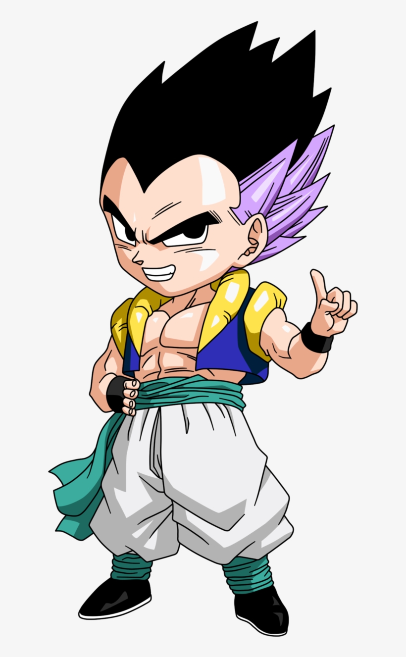 Chibi Gotenks - Stickers De Dragon Ball, transparent png #874849