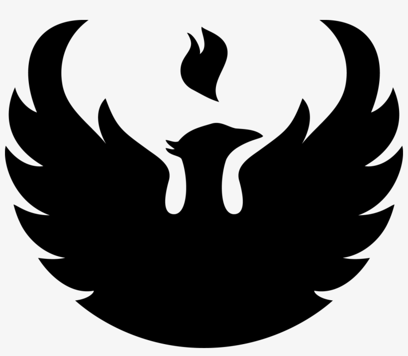 Phoenix Emblem Bw - Uw Green Bay, transparent png #874889