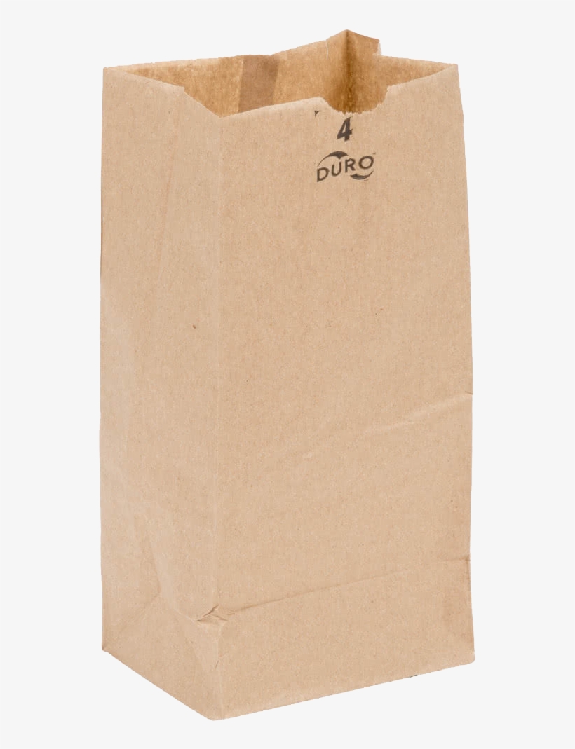 Paper Bag Png Hd - Brown : Grocery/lunch Bag, Kraft Paper, 4 Lb Capacity,, transparent png #875121