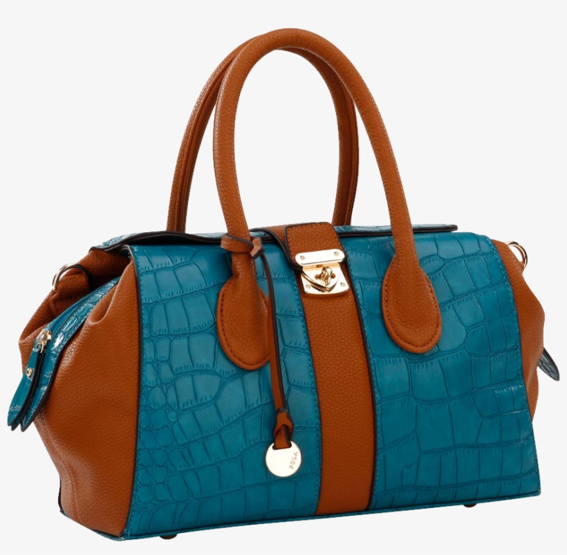 Blue Women Bag Png Image - Bag Png Format, transparent png #875163
