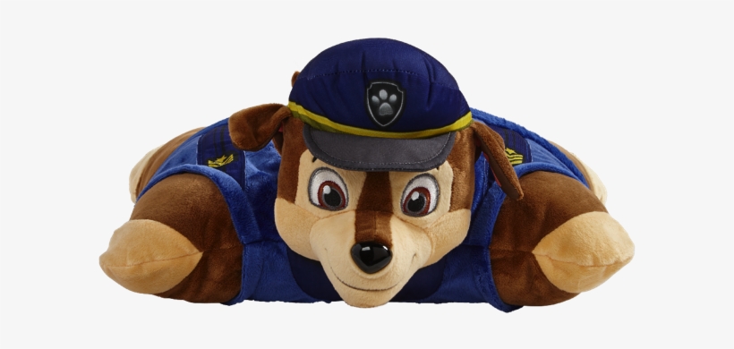 Nickelodeon Paw Patrol Jumboz Chase Pillow Pet - Pillow Pets, transparent png #875249