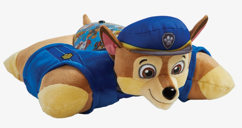 Paw Patrol Chase Sleeptime Lite - Pillow Pets Sleeptime Lite, transparent png #875310