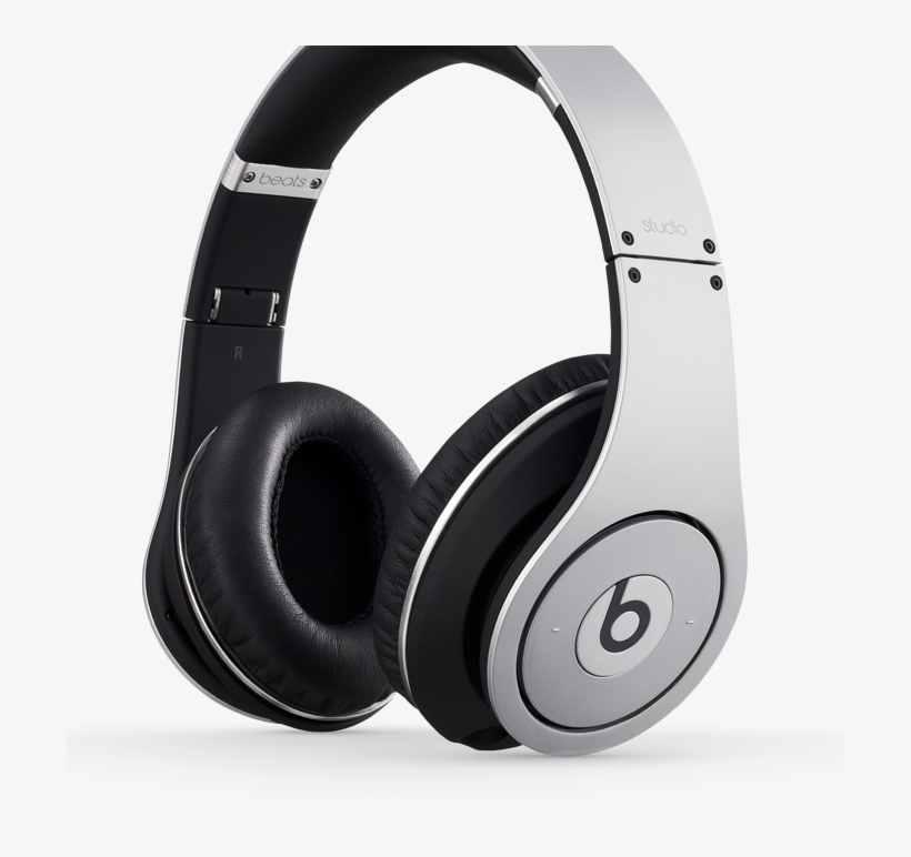 Excellent Bass Monster Beats Studio Headphones - Beats Studio Silver, transparent png #875362
