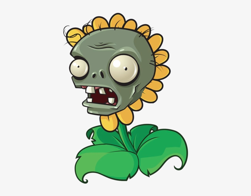 Sunflower Clipart Plant Vs Zombie Pencil And In Color - Plants Vs Zombie Art, transparent png #875383