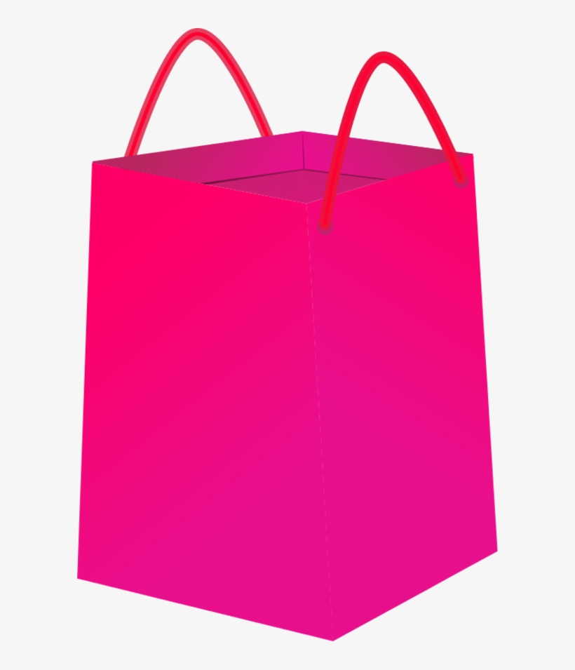 Cart Clipart Shopping Bag - Gift Bag Clip Art, transparent png #875405