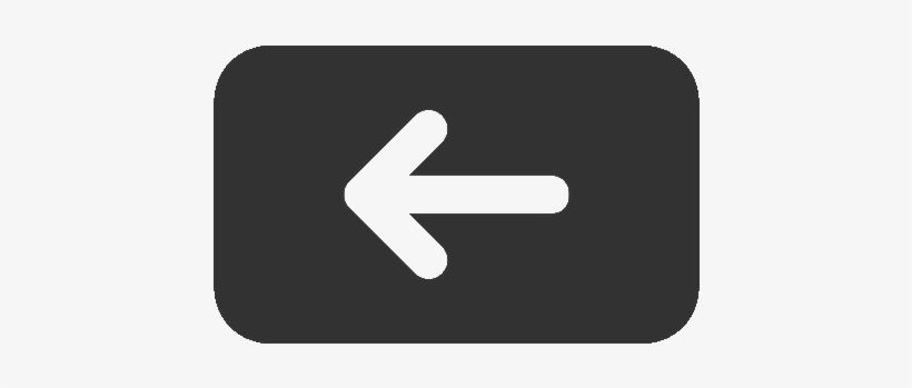 Back Button Arrow - Sign, transparent png #875502