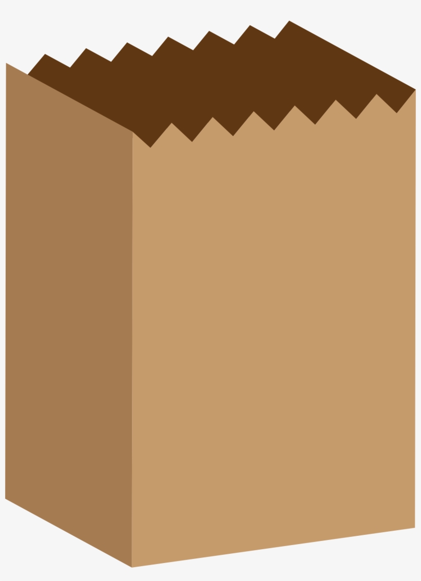 Shopping Bag Png Image - Brown Paper Bag Cartoon - Free Transparent PNG