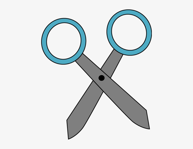 Blue Scissors Clip Art - Scissor Clipart No Background, transparent png #875897