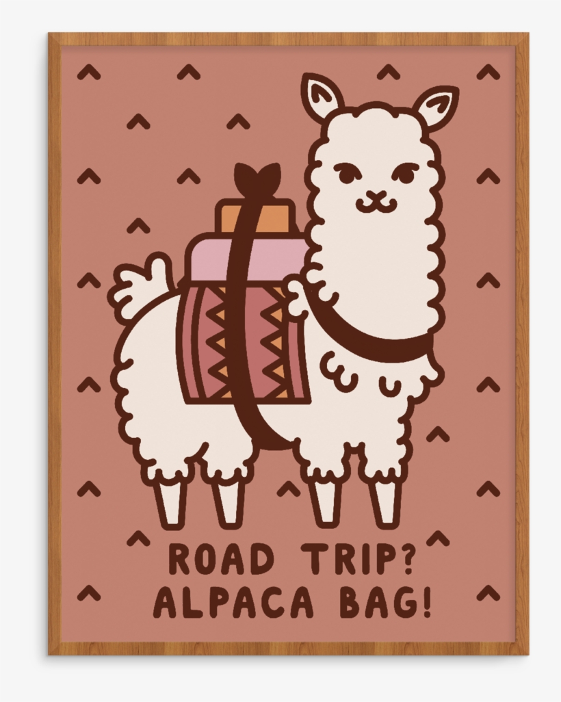 Alpaca Bag Print, transparent png #876224