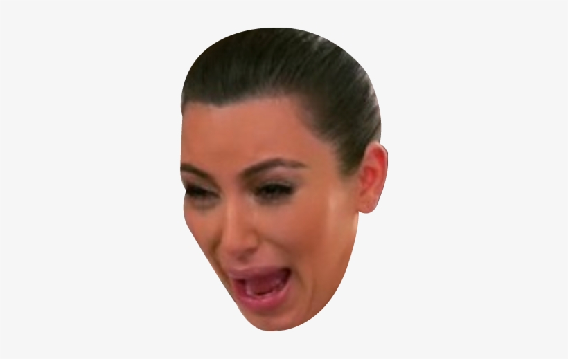 Face Transparent Kim Kardashian - Kim Kardashian Crying Face Transparent, transparent png #876278