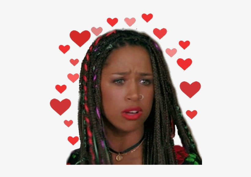 Pretty Sad 90's Clueless Hearts Png Transparent Stacey - Dionne Clueless Nose Ring, transparent png #876400