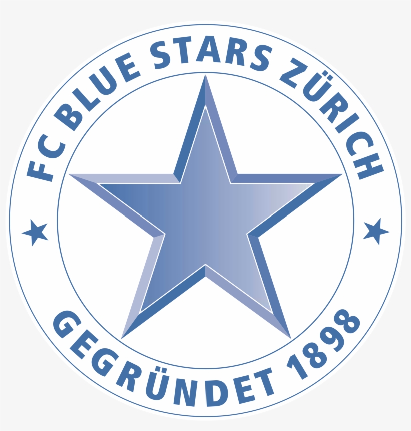 Blue Stars Logo Png Transparent - Fc Blue Stars Zürich, transparent png #876494