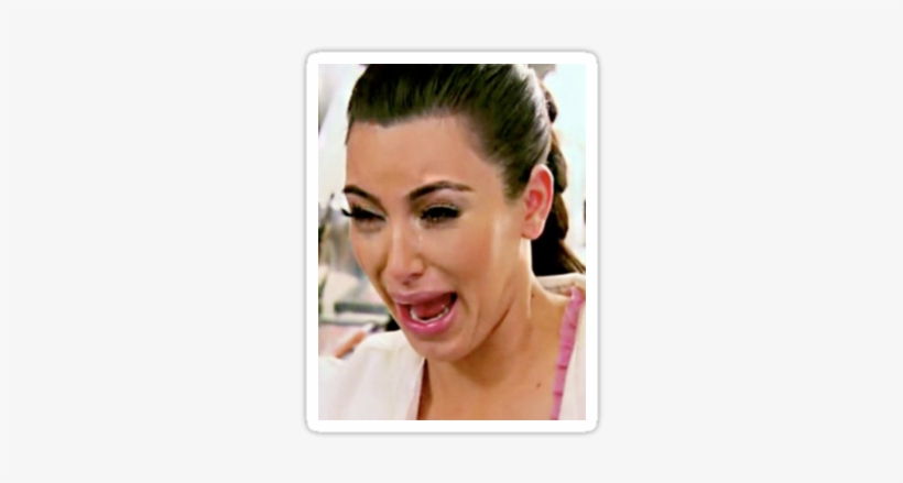 Kim Kardashian Crying By Ewan Martin - You Are Hungry And You Cant Eat, transparent png #877023