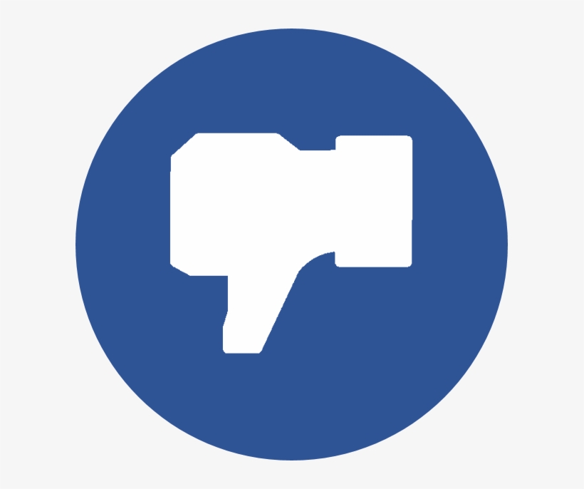 607 X 607 - Dislike Icons, transparent png #877484