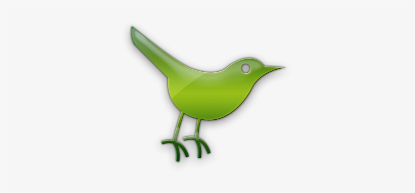 Twitter Bird Logo Png - Green Bird Icon, transparent png #877658
