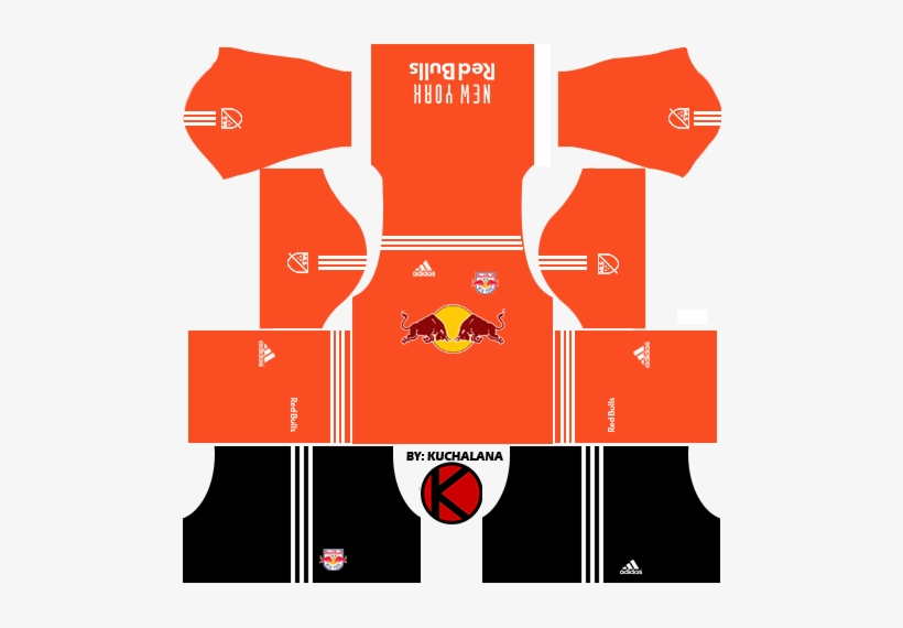 New York Red Bulls Kits - Dream League Soccer 2018 Kits, transparent png #877854