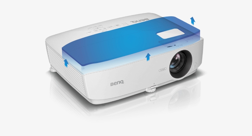 The Quick-access Lamp Door Significantly Reduces Downtime - Benq Mw533 Wxga (1280 X 800) Dlp Projector - 3300 Ansi, transparent png #878555