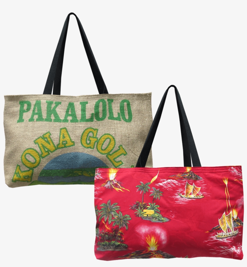 Kona Gold Burlap Tote - Handbag, transparent png #878935