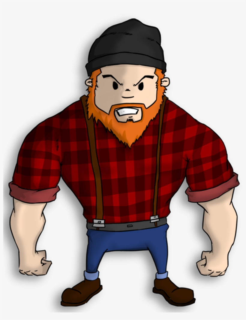 Image Result For Cartoon Lumberjack Confetti, Weapons, - Cartoon Lumberjack, transparent png #879104