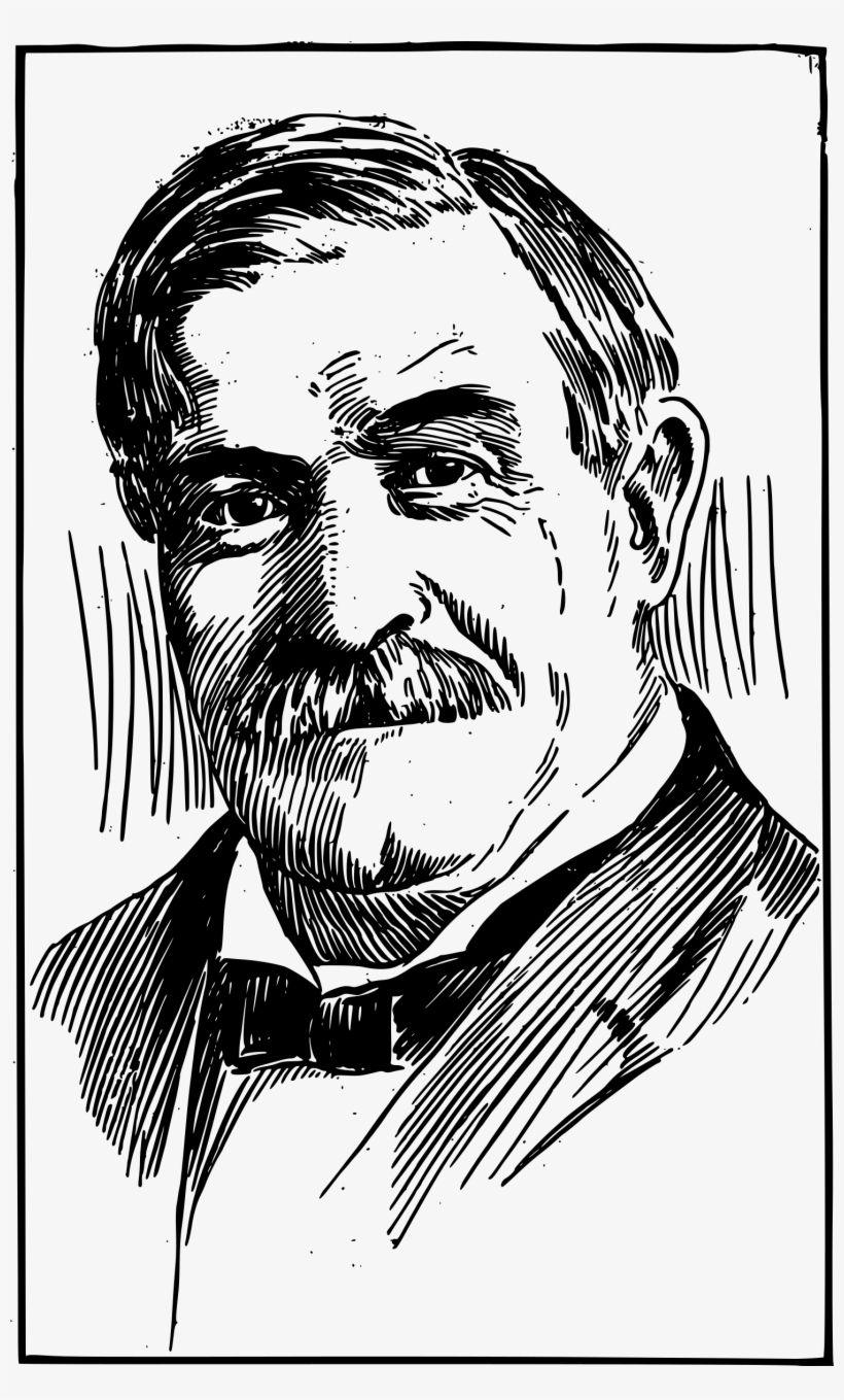 Big Image - Smiling Man With Mustache, transparent png #879135