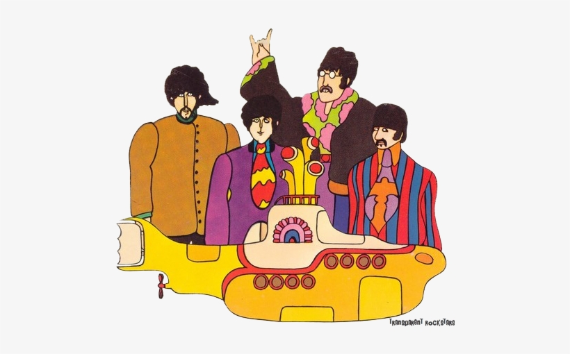 The Beatles, Yellow Submarine, And Beatles Image - Yellow Submarine Beatles Movie, transparent png #879550