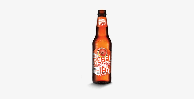 Samuel Adams Rebel Grapefruit Ipa - Beer Bottle, transparent png #879574