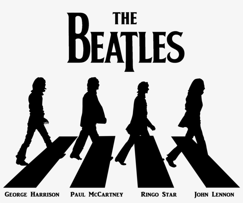 The Beatles Silhouette Transparent