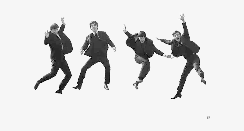 The Beatles Imagens The Beatles Wallpaper And Background - Beatles Jumping, transparent png #879757