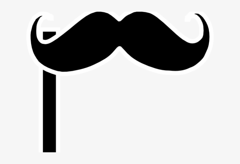 Moustache Free On Dumielauxepices Net Prop - Mustache On A Stick Png, transparent png #879809