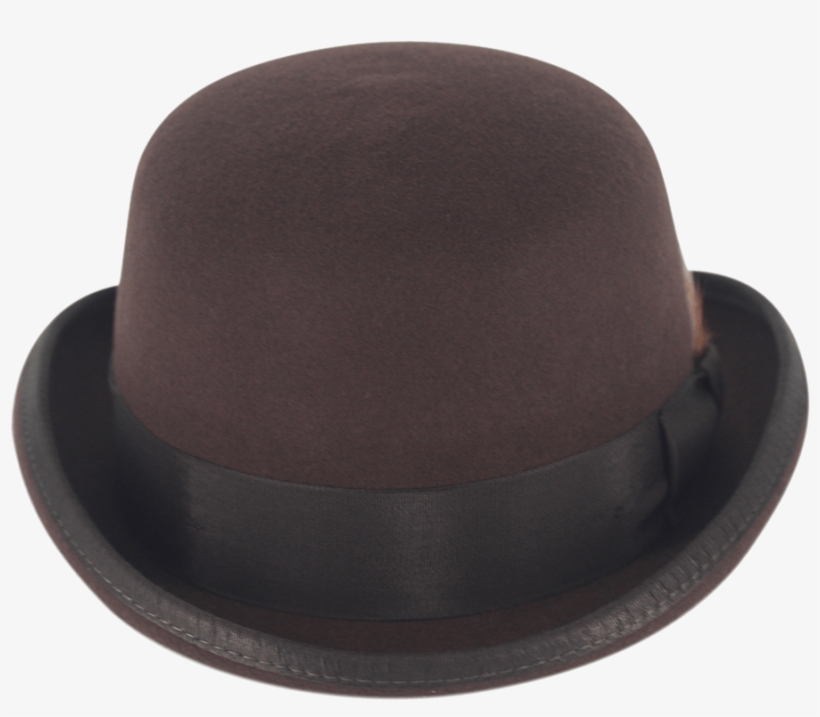 Brown Wool Bowler Hat By Gamble U0026 Gunn - Fedora, transparent png #8700845