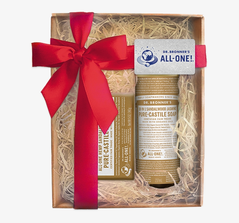 Bronner's Limited Edition Set Sandalwood & Jasmine - Dr Bronner Sandalwood Jasmine, transparent png #8701981