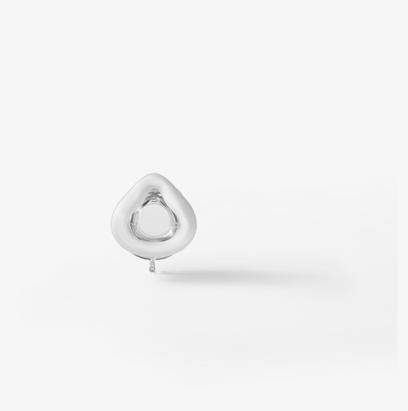 Wisp Cpap Mask Cushion - Silver, transparent png #8702075