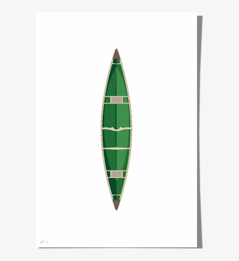 Canoe Art Print Roo Kee Roo - Emblem, transparent png #8702257