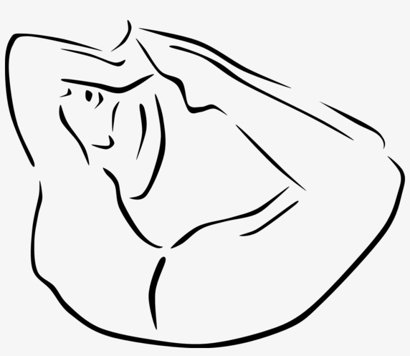 Freeuse Public Domain Clip Art Image Stylized Id - Yoga Line Art Png, transparent png #8703702