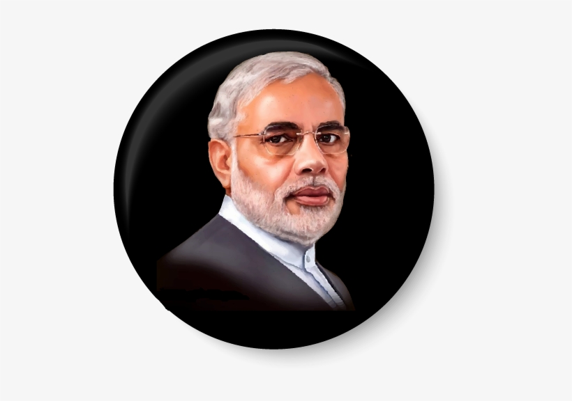 Narendra Modi Digital Painting, transparent png #8703960