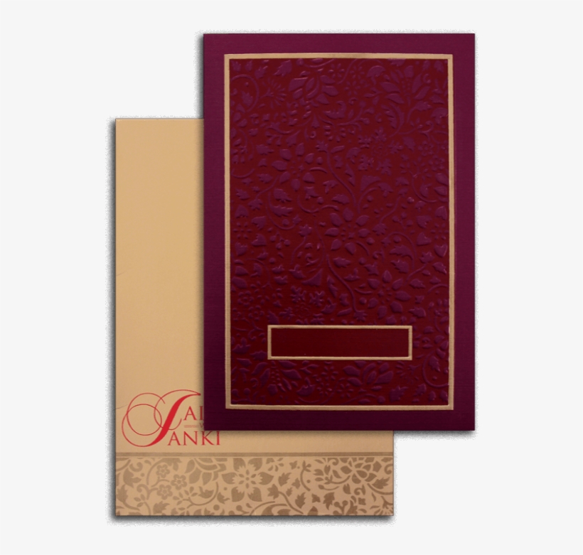 Hindu Wedding Cards - Wood, transparent png #8704008