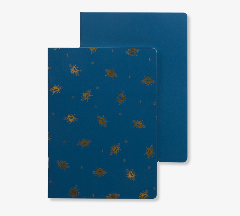 Woodland Trust A5 Note Books Set Of 2 Bee Happy - Bee, transparent png #8704419
