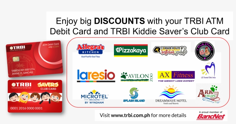 Trbi Atm Debit Card Perks And Discounts - Microtel, transparent png #8704445
