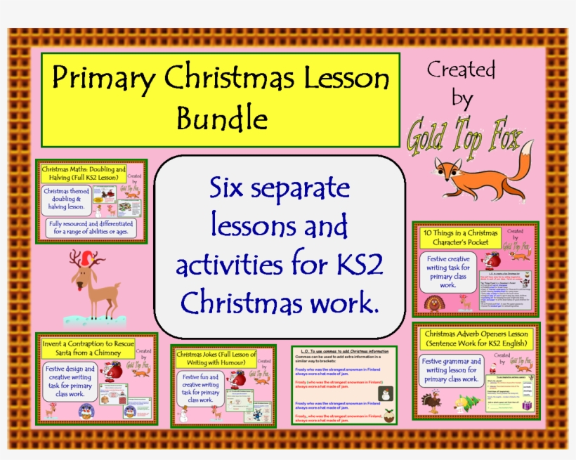 Christmas Story Worksheet Ks2 With Primary Lesson Bundle - English Christmas Class, transparent png #8705639