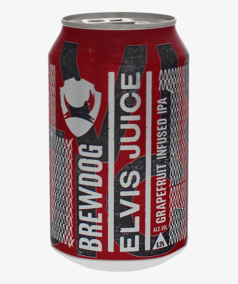 Brewdog Elvis Juice Can - Caffeinated Drink, transparent png #8706477