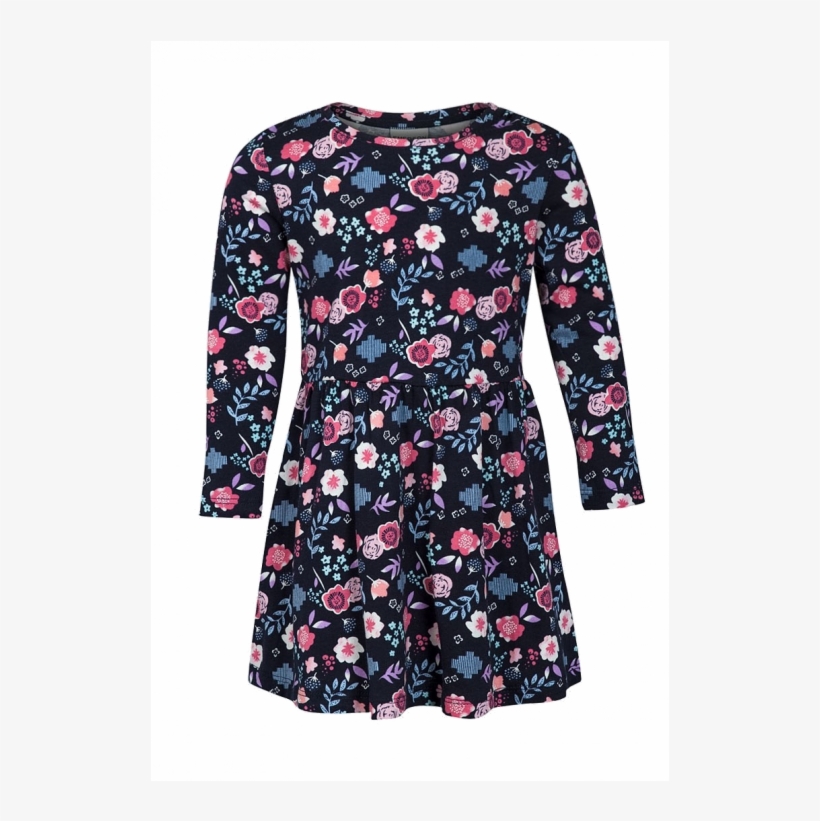 Emerson Floral Kids Dress - Badgley Mischka Embroidered Mesh Dress, transparent png #8707623