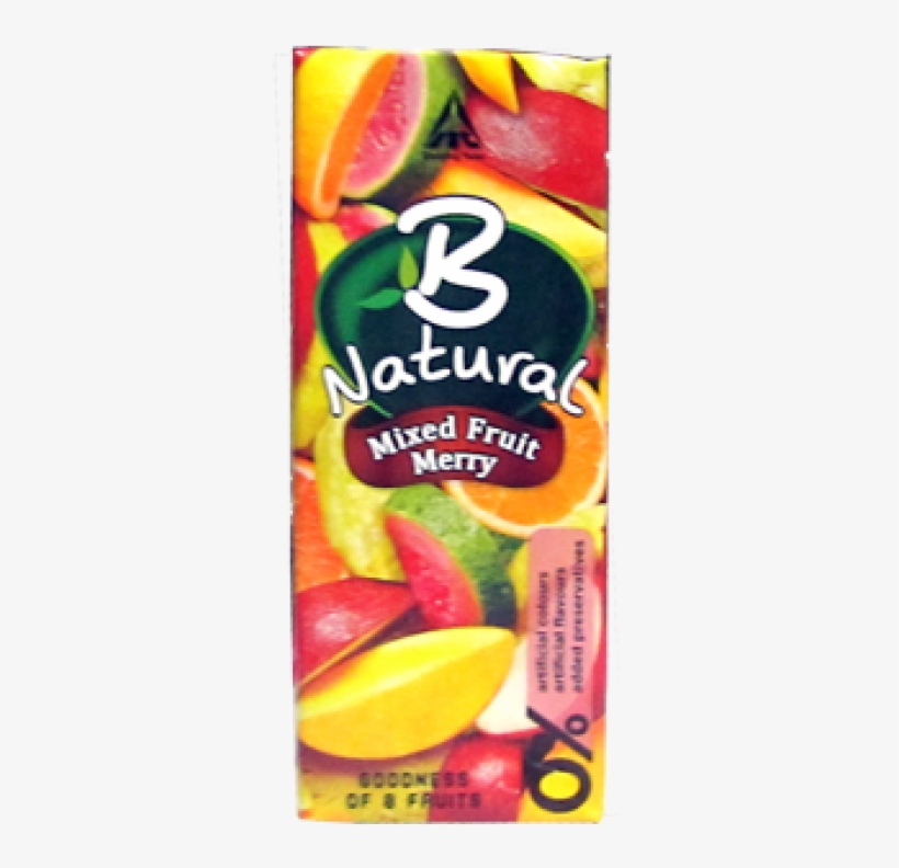 B Natural Mixed Fruit Juice, transparent png #8707804
